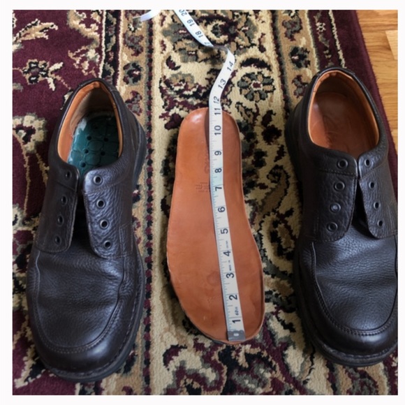 Clarks Men’s Brown Leather Shoes Size 10 - Picture 9 of 11